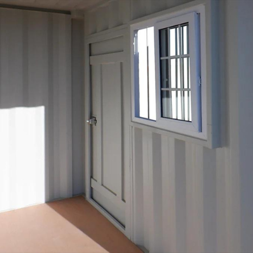 Contenedor Cúbico de 9 Pies con Puerta y Ventana
